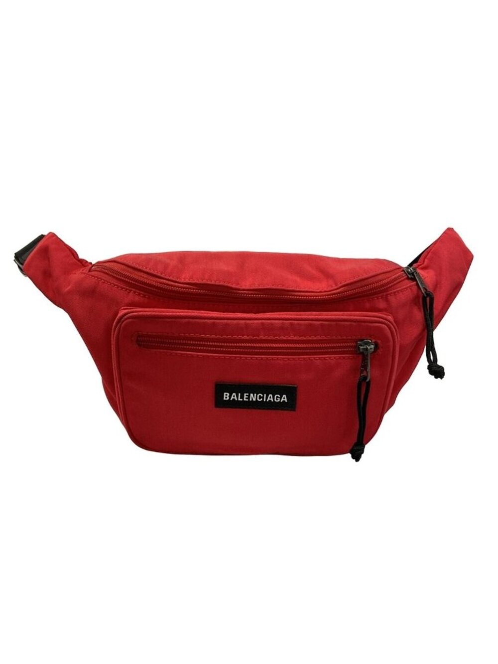 Balenciaga Waist Pouch Explorer Belt Pack Red Black